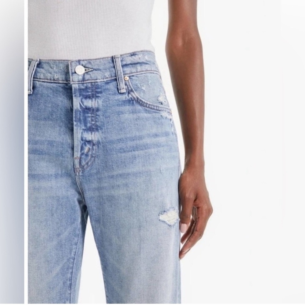 Mother Superior Scrapper Ankle Jeans Wicked Wild Calling Size 27 Distressed - Picture 3 of 14